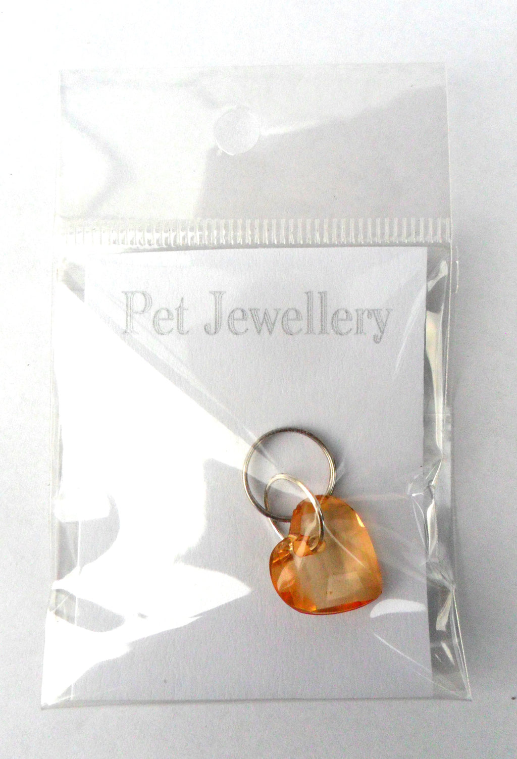 SALE Amber Heart Charms