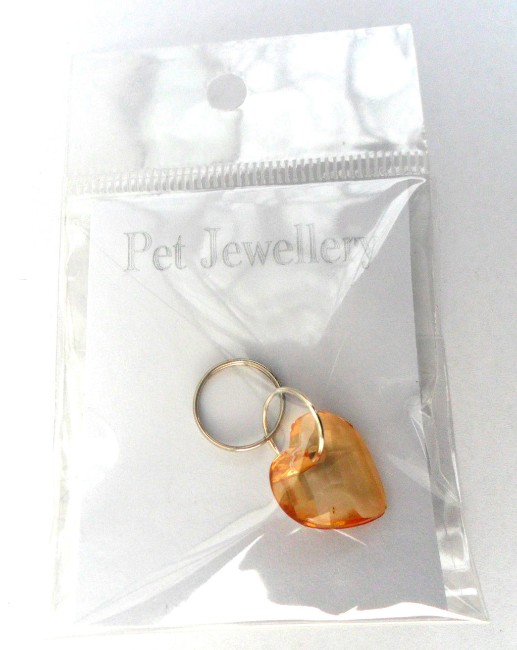 SALE Amber Heart Charms